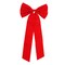 Northlight 4-Loop Velveteen Christmas Bow Decoration - 12" x 24" - Red